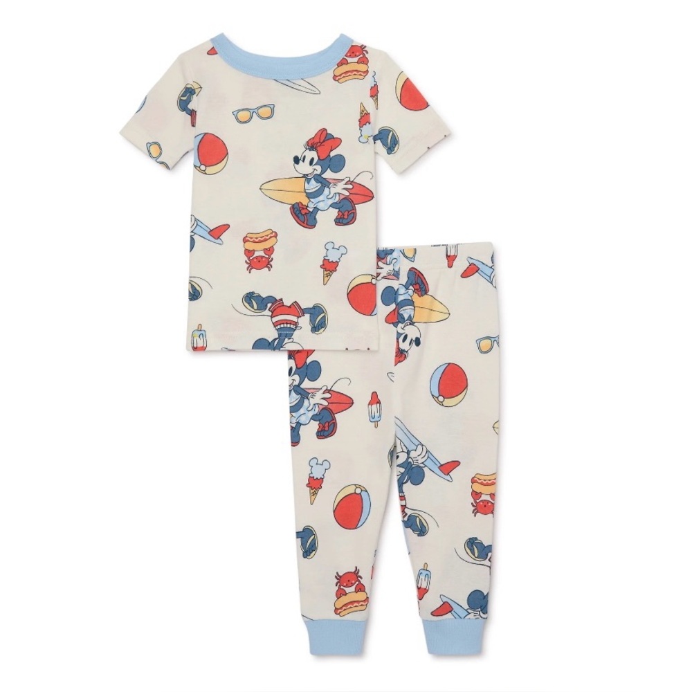 🆕 Disney Junior Mickey & Minnie Mouse Toddler Pajama Set 2 Piece Pajama Set 2T